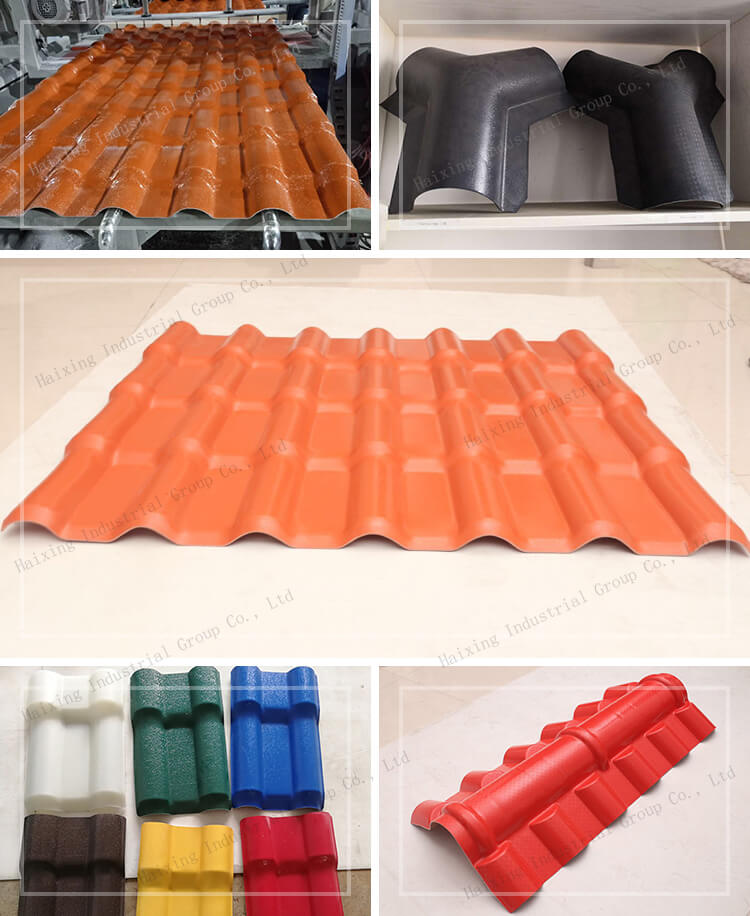 asa resin roof tile details